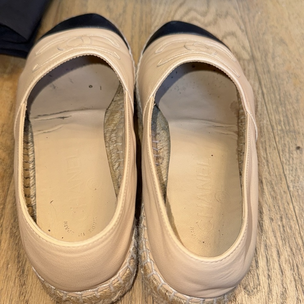 Chanel Lambskin Espadrille - 37 - Picture 6 of 9